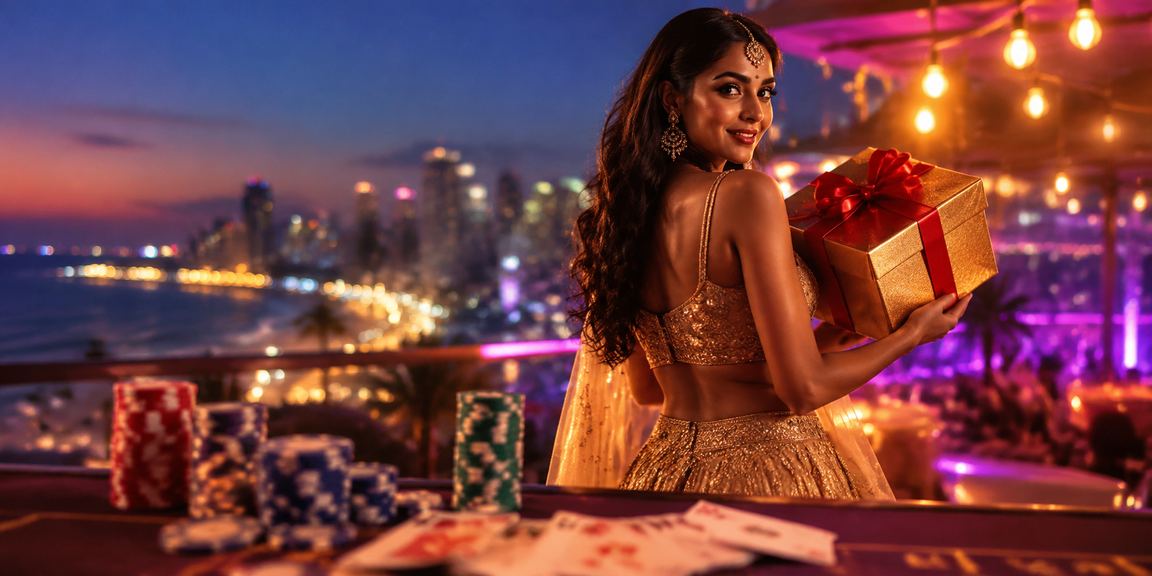 People enjoying poker game responsibly in traditional attire